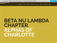Tablet Screenshot of betanulambda.org